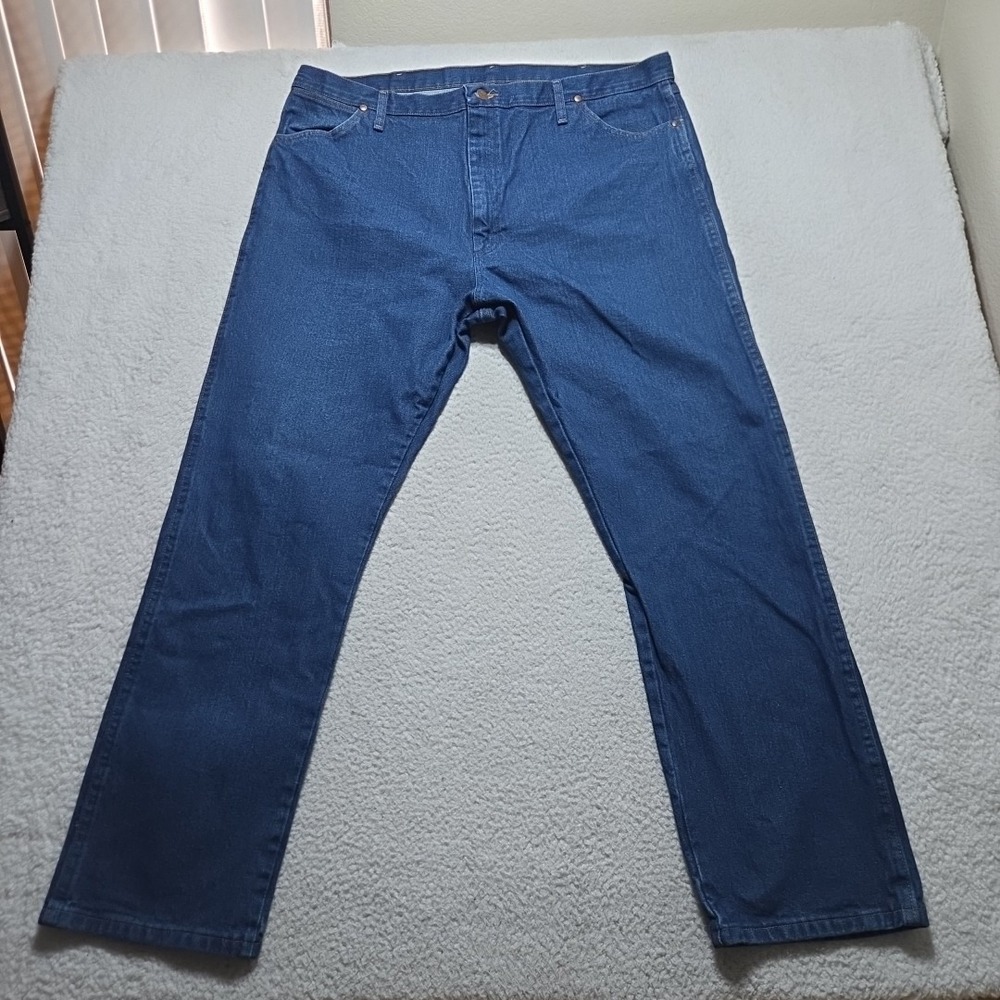 Vintage Wrangler Jeans Mens 42x31 Cowboy Cut 13MWZ Western Blue Denim